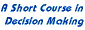 A Short Course in Decision Making. A model for good leadership and planning.
